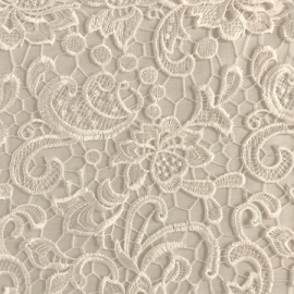 Guipure Floral Lace IVORY