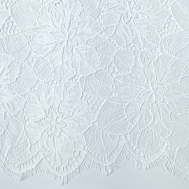 Large Format Flower Lace WHITE