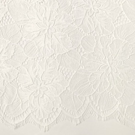 Large Format Flower Lace IVORY