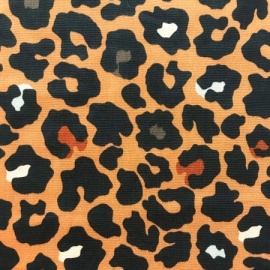 Stretch Cotton Print LEOPARD