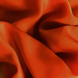 Soft Sheer Chiffon BURNT ORANGE