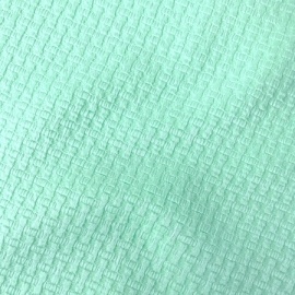 Textured Polyester Cloque Brocade AQUA