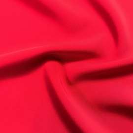 Very Lightweight Stretch Crepe RED