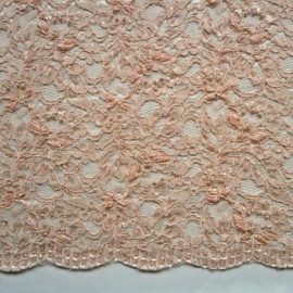 coloured lace material